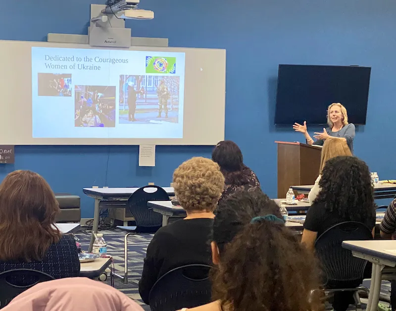Barbara Burton at Kittatinny Regional High School